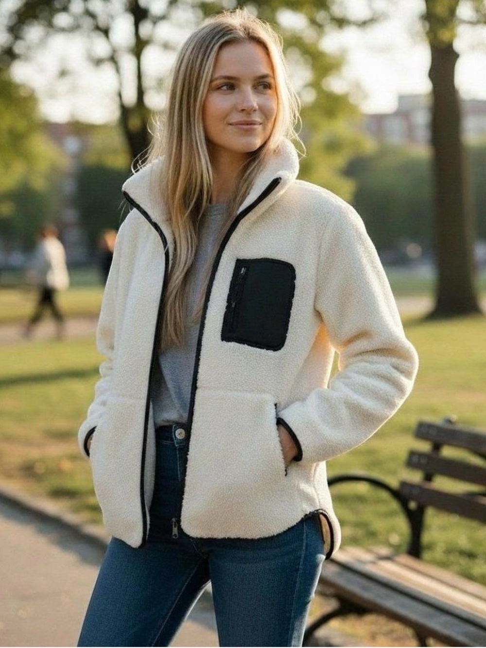 SPANX®
Fleece Full Zip NWT